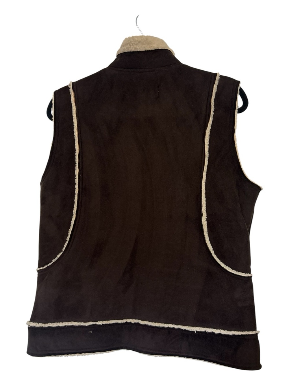 Wind River Sherpa-Lined Brown Vest - Picture 2 of 7